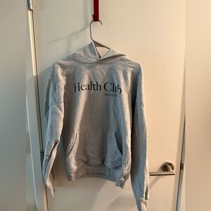 Sporty & Rich Gray Health Club Hoodie
